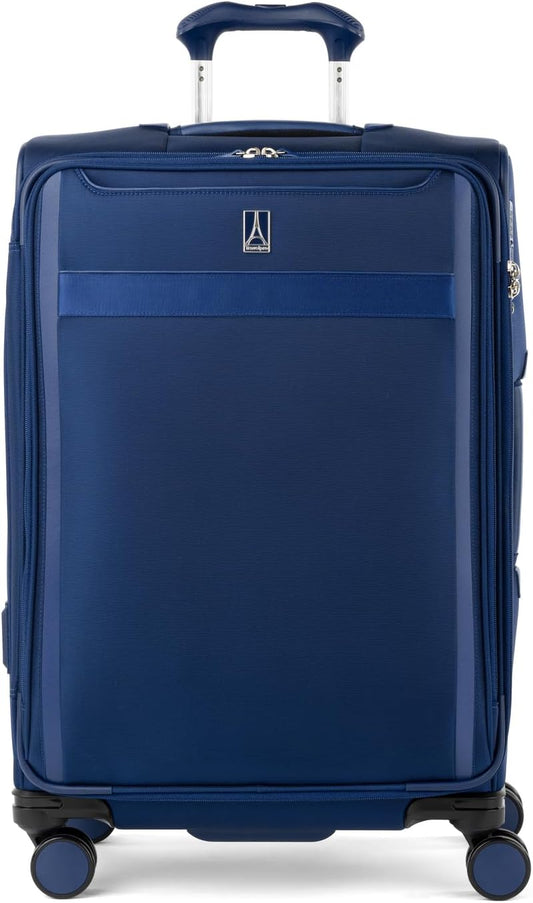 VersaPack+ Lightweight Softside Expandable Checked Luggage, Estate Blue