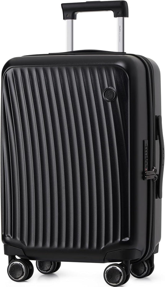 20 Inch Carry On Luggage, Hard Shell Suitcases with 8 Spinner Wheel